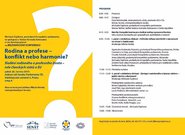 Rodina a profese – konflikt nebo harmonie?