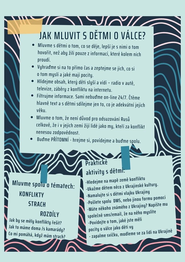 Jak mluvit s dětmi o válce?